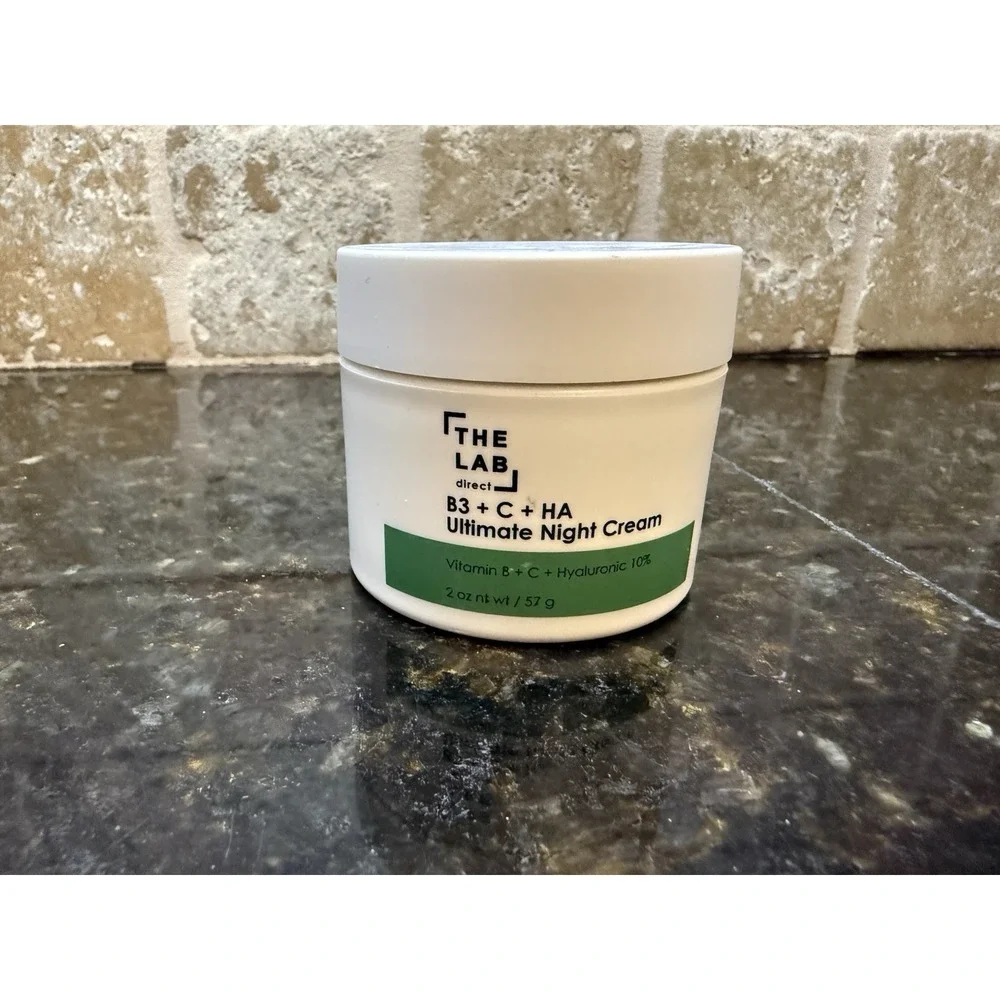 The Lab Direct Ultimate Night Cream Vitamin B, C, Hyaluronic 10% NEW 2 oz